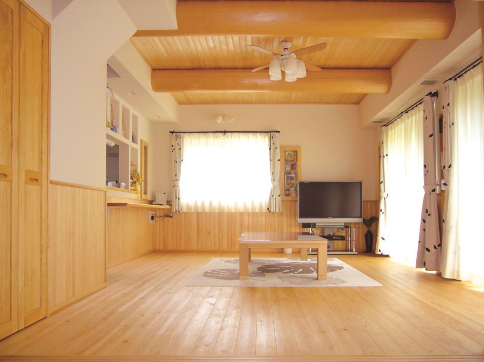 内部施工風景